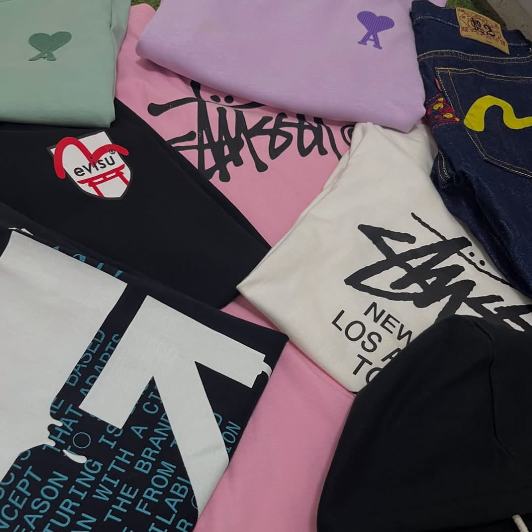 Lot de pièces luxe et streetwear premium triées à la main - grossiste seconde main pour revendeur Vinted