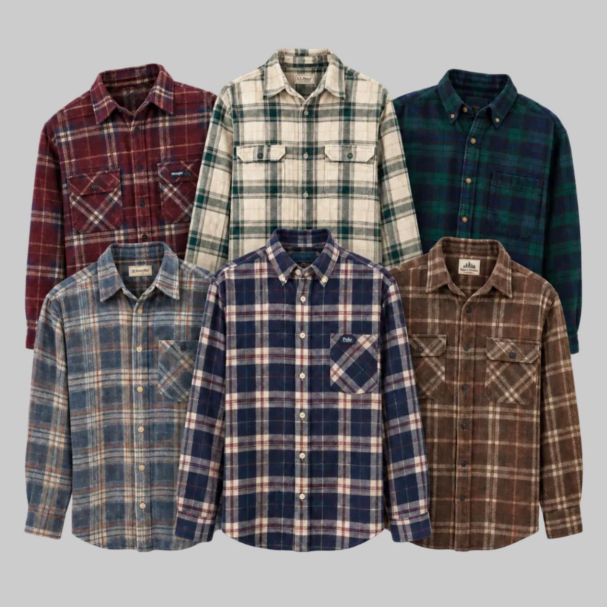 Box Chemises flanelle · 15 pcs