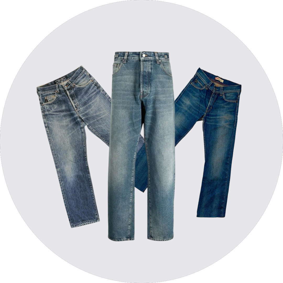 série de jeans de marque